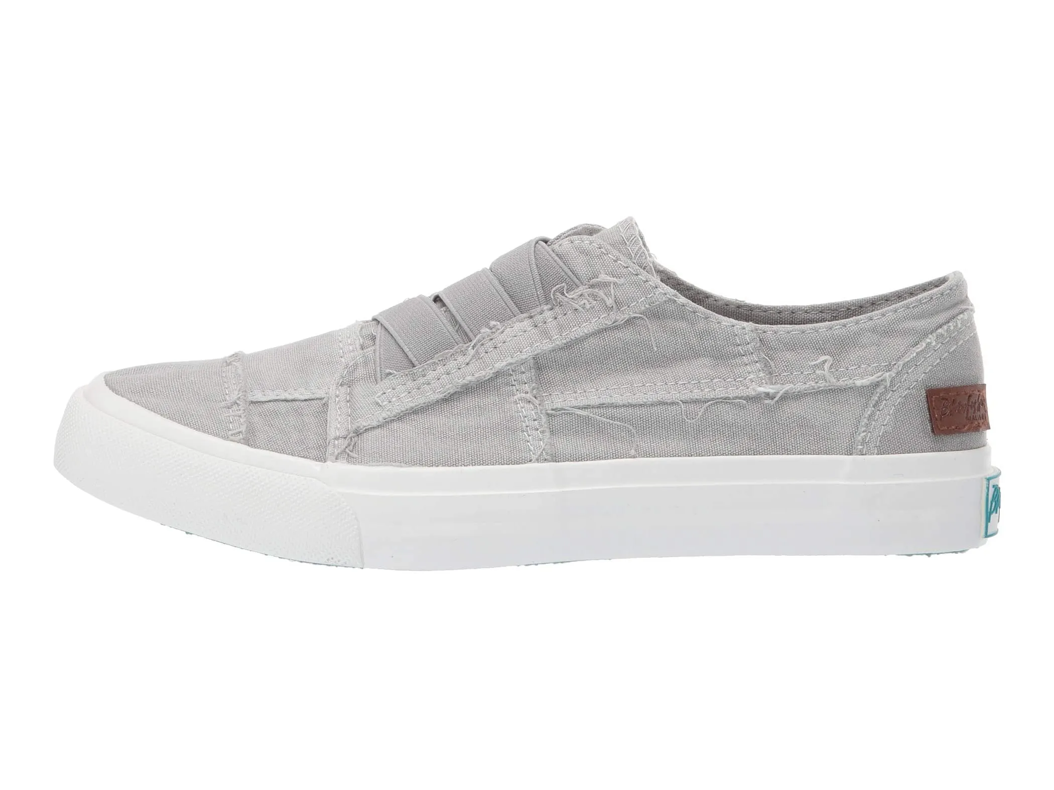 Blowfish Malibu Women's Marley Canvas Slip On Sneaker Shoes Sweet  Gray Color Washed Canva (8, Sweet  Gray Color Washed Canva)