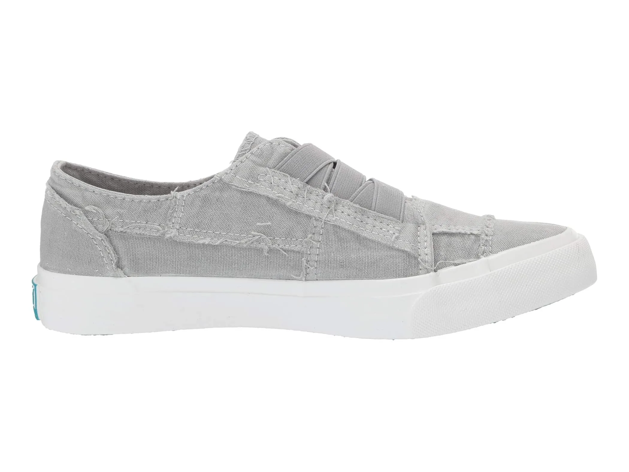 Blowfish Malibu Women's Marley Canvas Slip On Sneaker Shoes Sweet  Gray Color Washed Canva (8, Sweet  Gray Color Washed Canva)