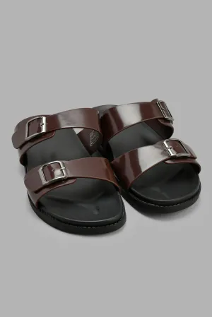 Brown Slide Sandal