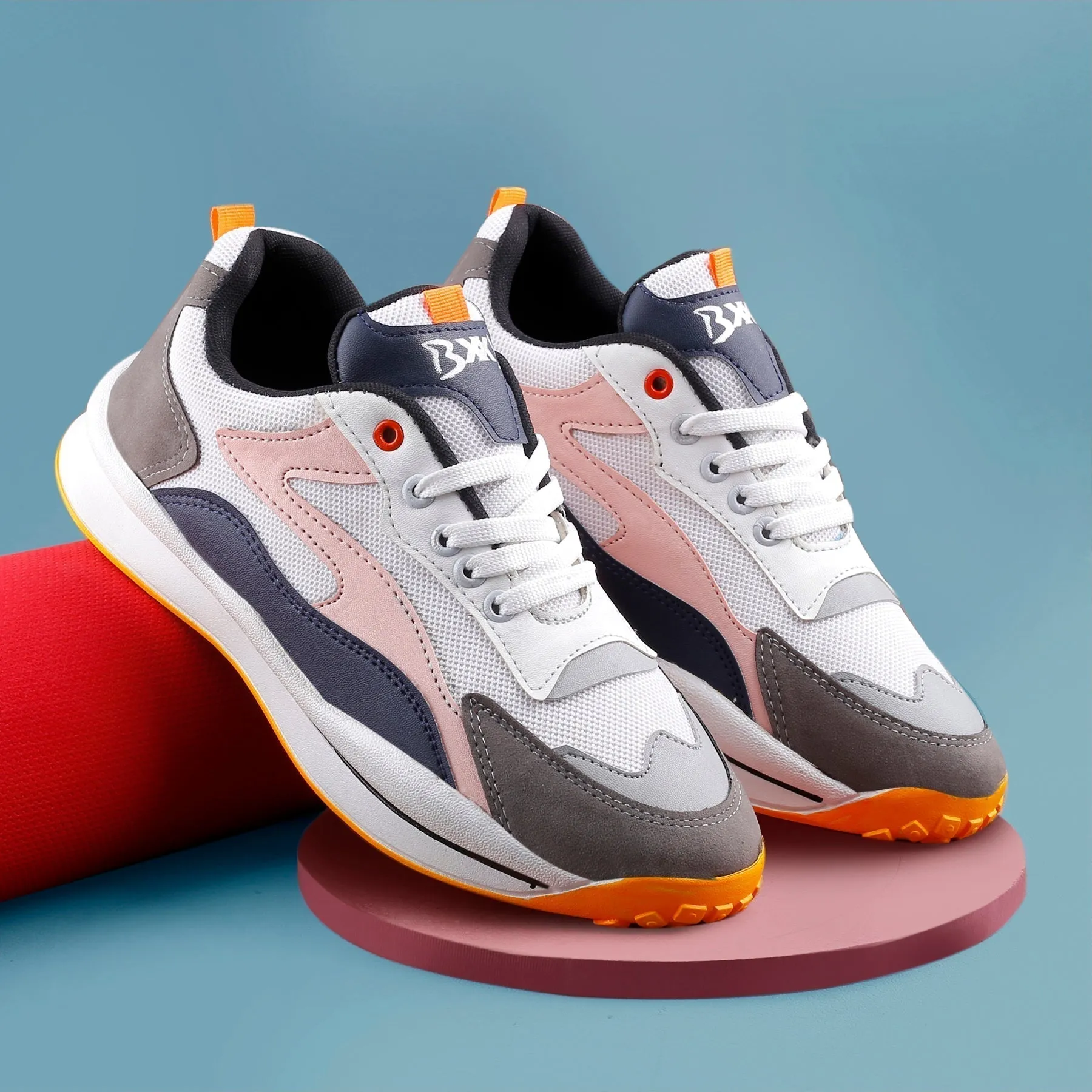 Bxxy Men's Sports Casual Lace-up Running Shoes