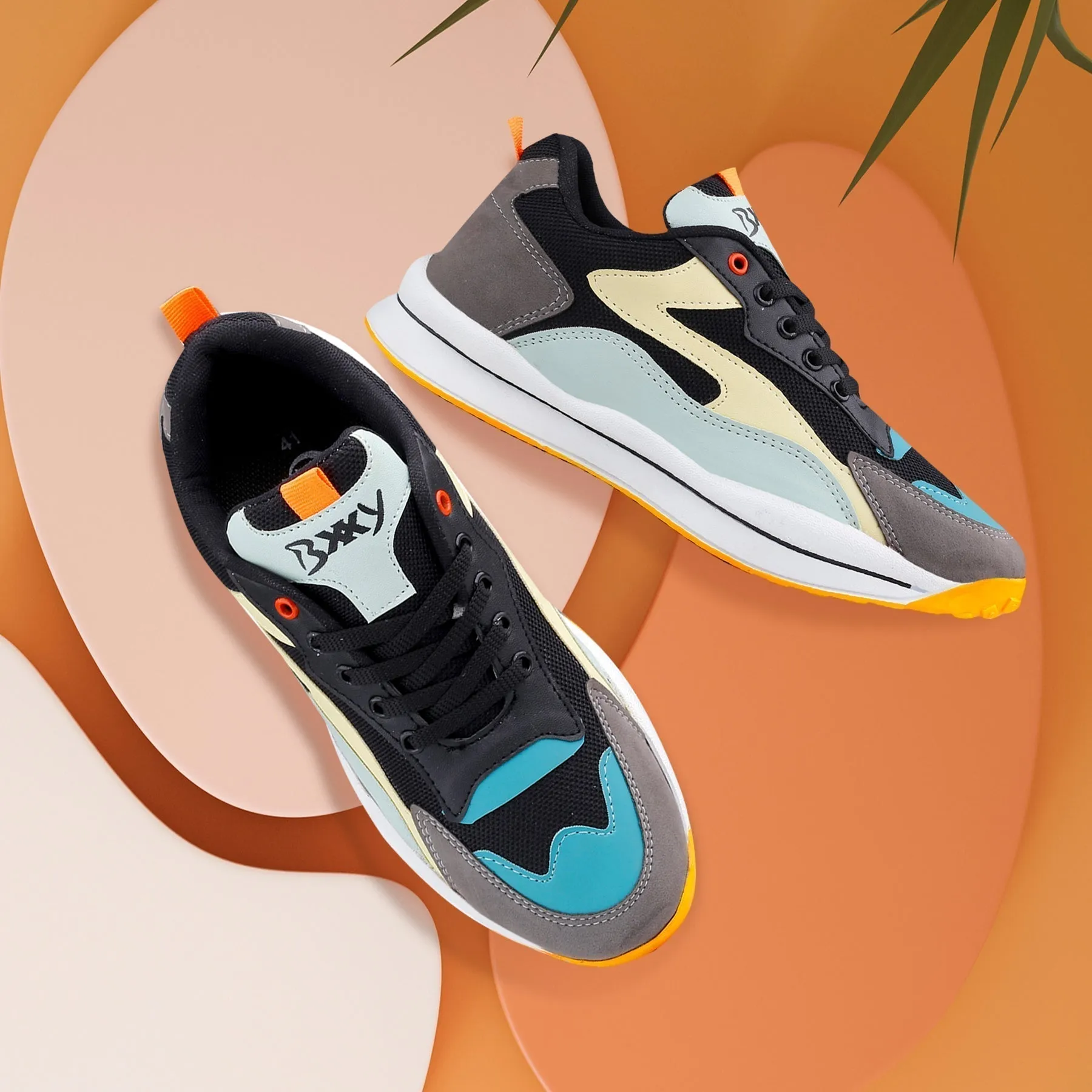 Bxxy Men's Sports Casual Lace-up Running Shoes