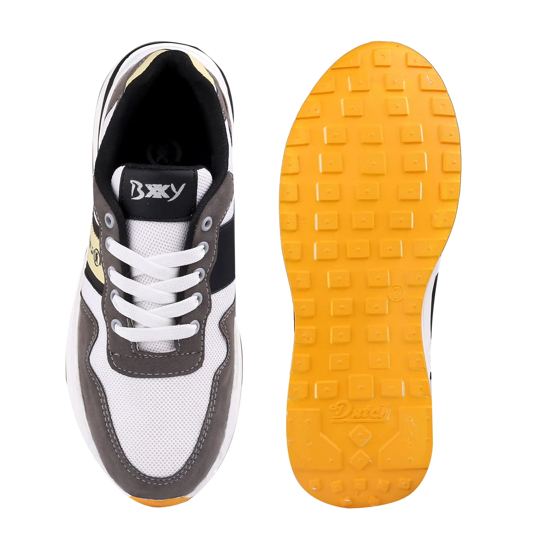 Bxxy's Faux Leather Trendiest Sports Casual Shoes for Men