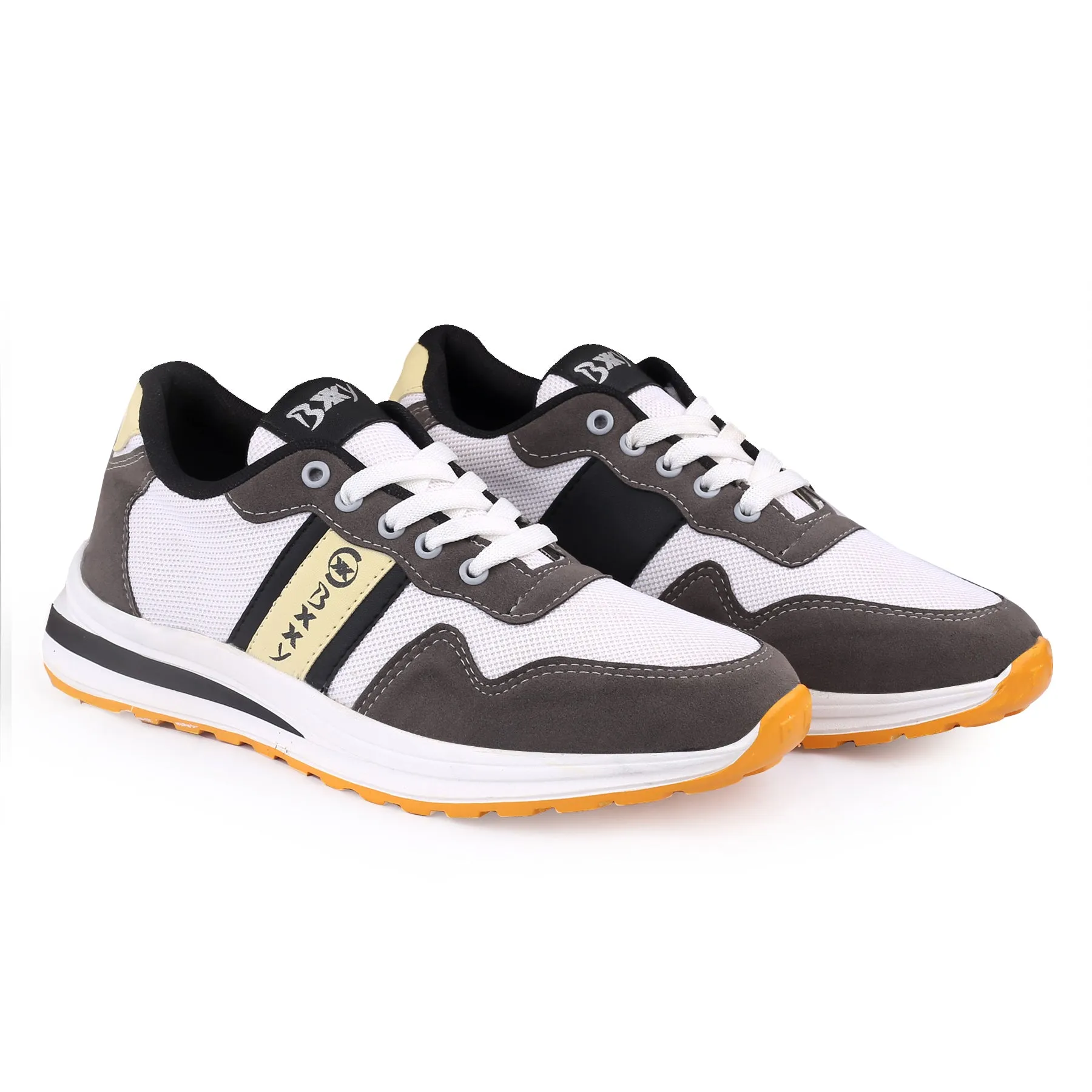 Bxxy's Faux Leather Trendiest Sports Casual Shoes for Men