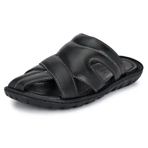 Chic Retreat Premium Leather Slippers for Men