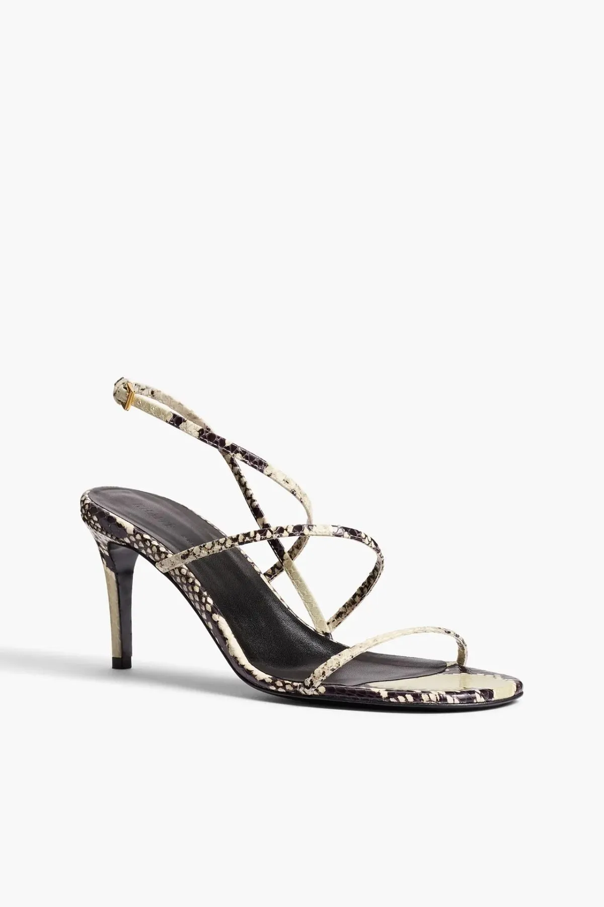 KHAITE Loop Sandal - Natural Python