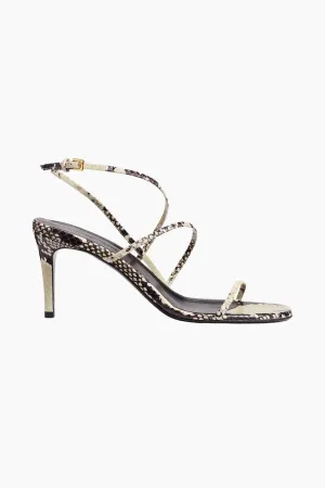 KHAITE Loop Sandal - Natural Python