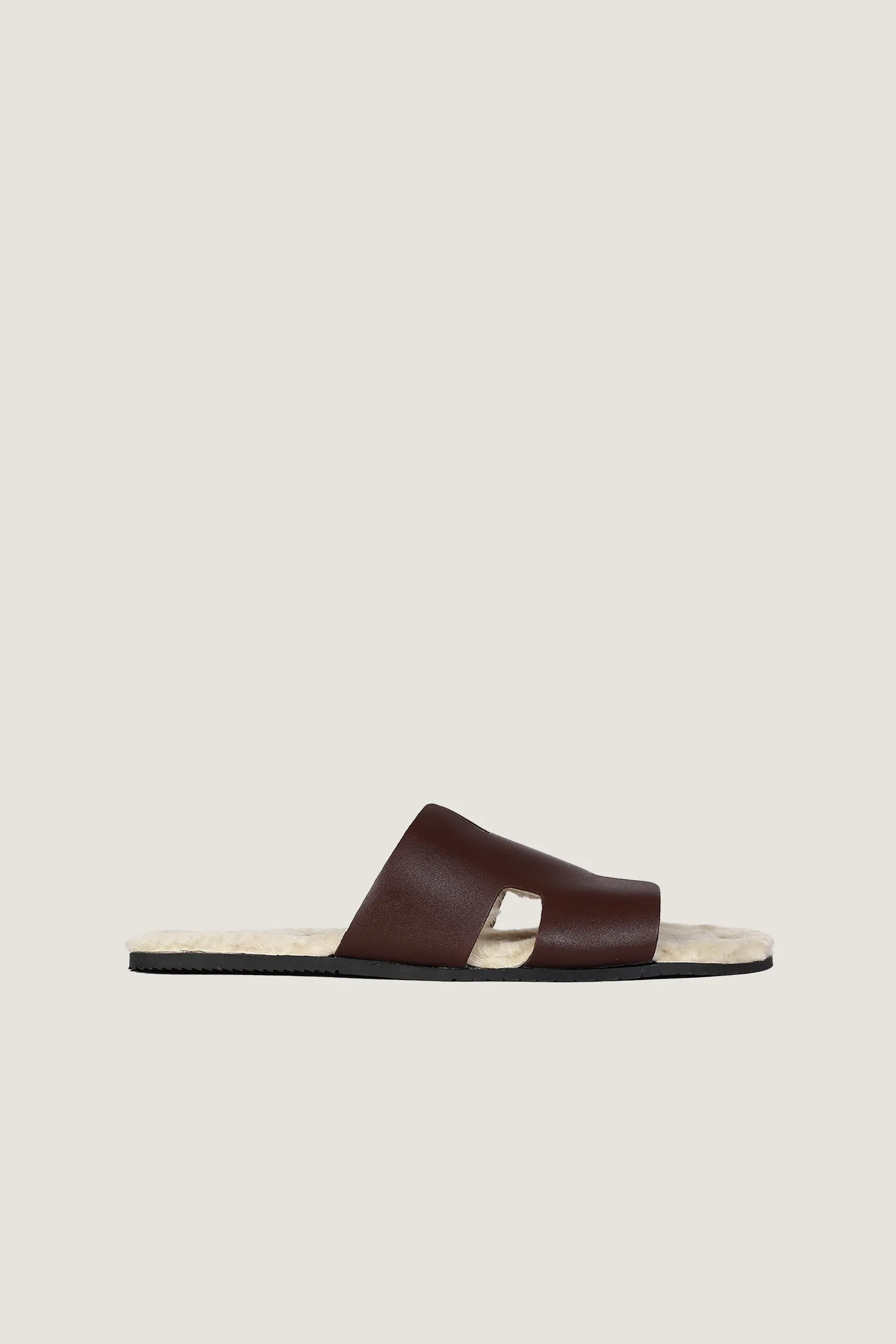 Men's H Style Slipper With Fur