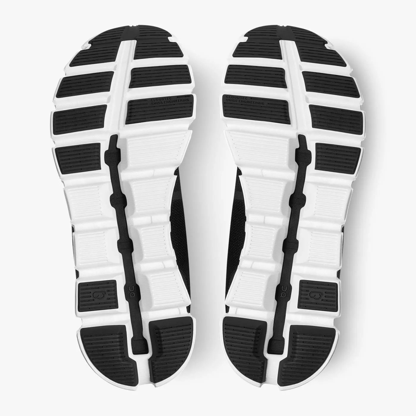 On Cloud Men's Cloud 5 Running Shoes- Black/ White