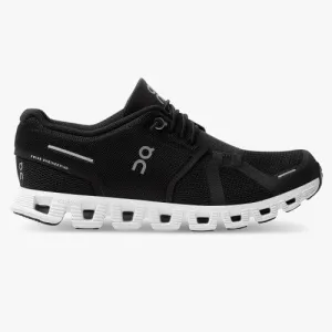 On Cloud Men's Cloud 5 Running Shoes- Black/ White