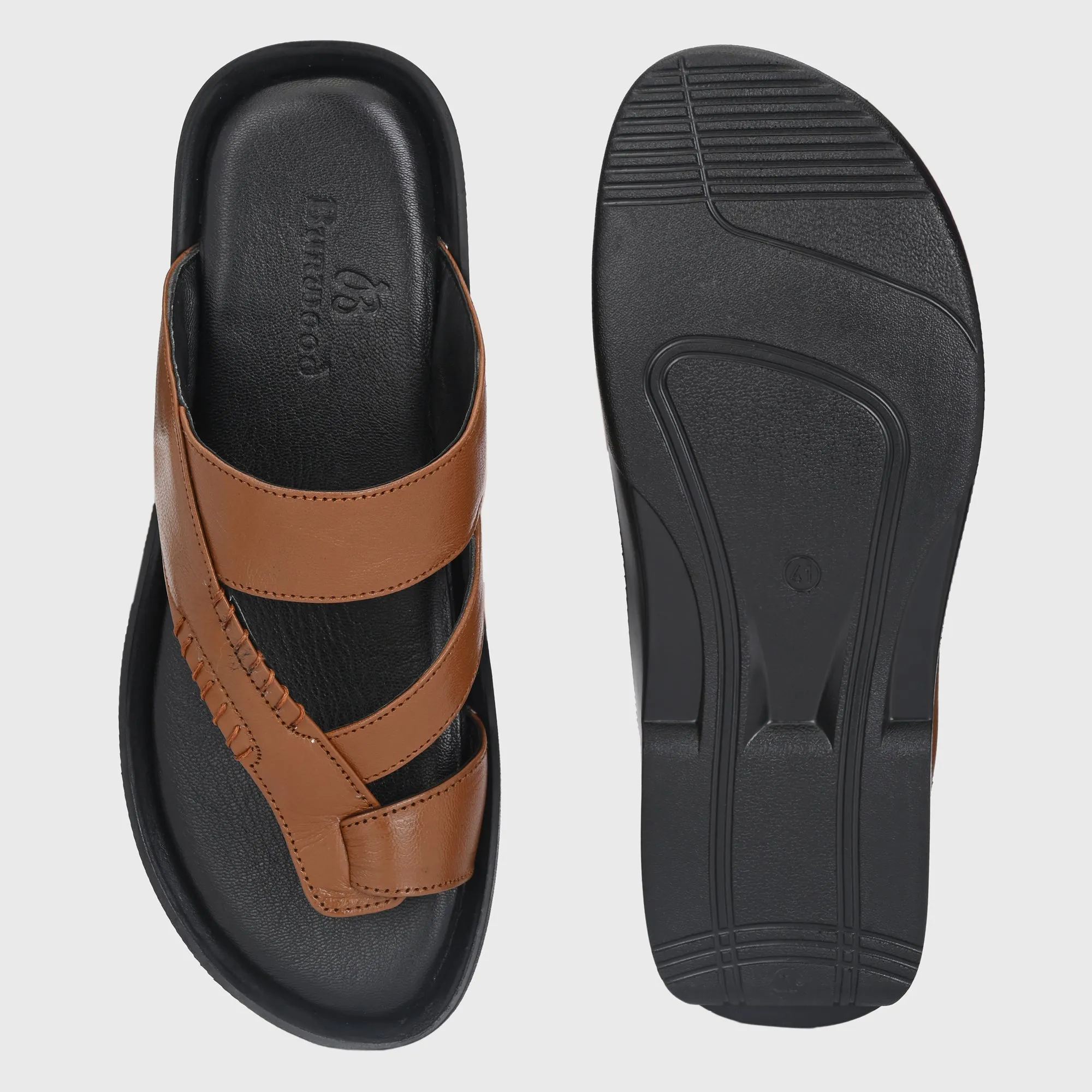 Premium Full Grain Leather Formal Slippers for Men's