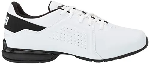 PUMA Mens Viz Runner Cross Trainer, PUMA Mens white-PUMA Mens black, 11