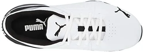 PUMA Mens Viz Runner Cross Trainer, PUMA Mens white-PUMA Mens black, 11