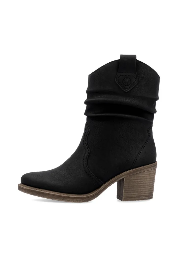 Rieker Rouched Leg Fur Lined Boot