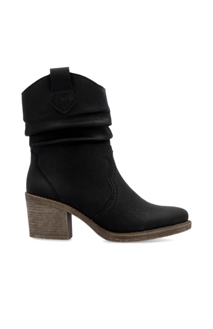 Rieker Rouched Leg Fur Lined Boot