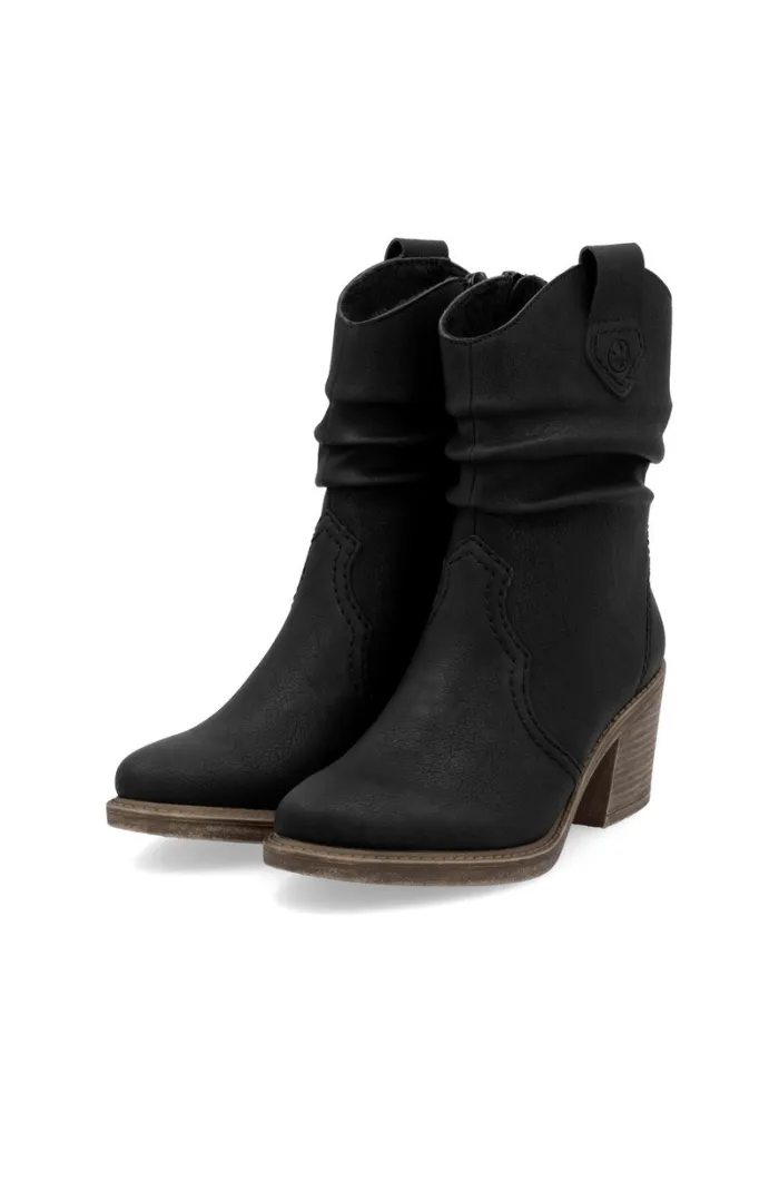 Rieker Rouched Leg Fur Lined Boot