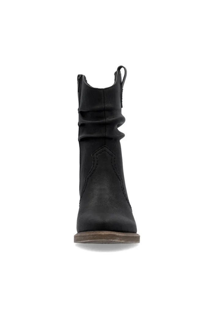 Rieker Rouched Leg Fur Lined Boot