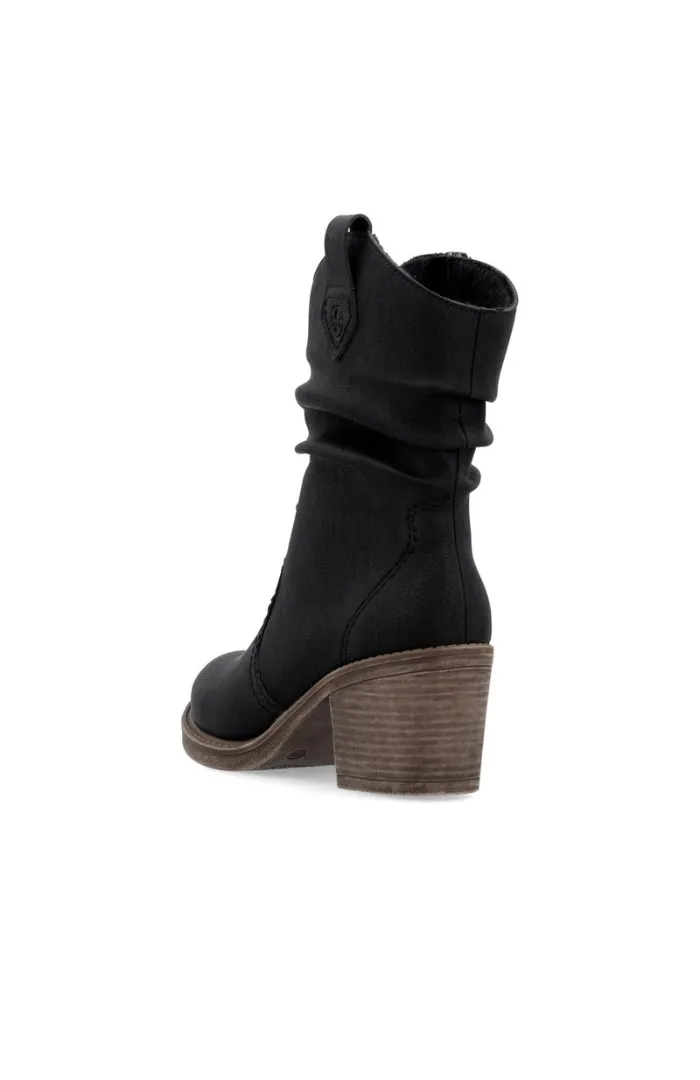 Rieker Rouched Leg Fur Lined Boot