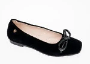 SALE FW22 Venettini Lucy Velvet Bow Slip On