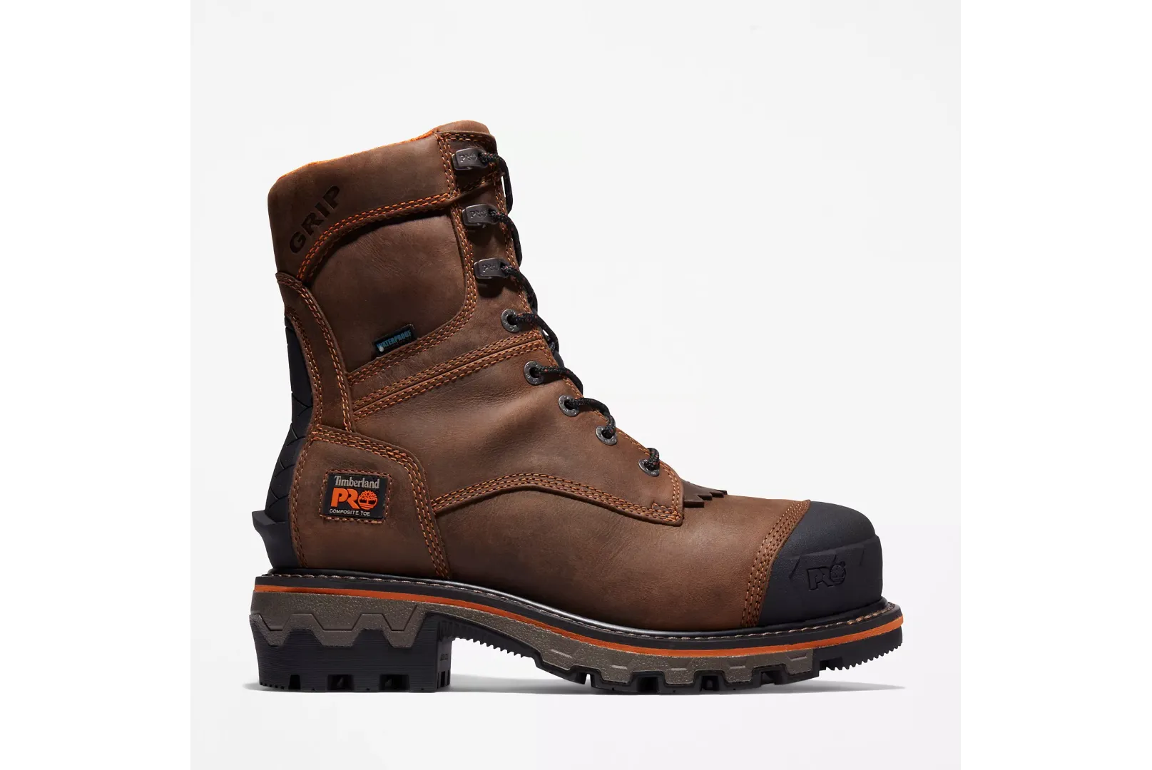 TB0A28SB214 - Timberland Pro Men's Boondock HD Logger Composite Toe Waterproof Work Boot