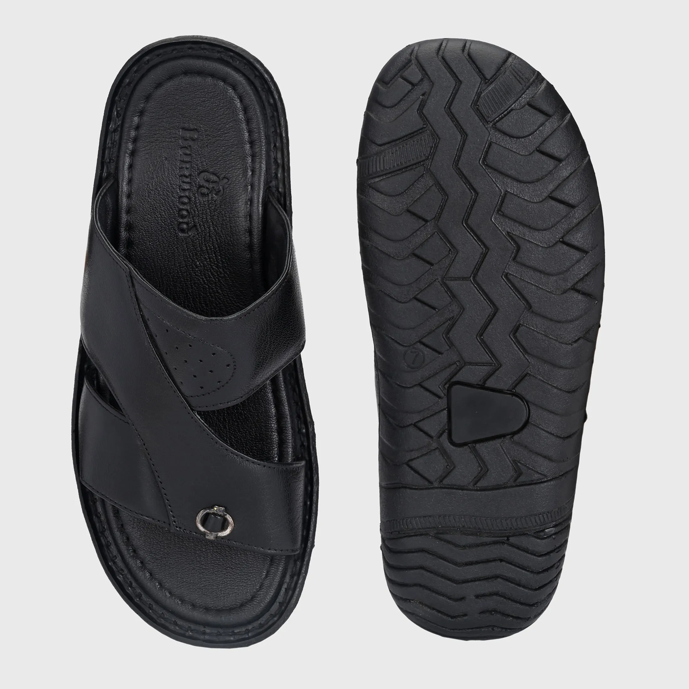 Timeless Elegance: Men’s Leather House Slippers for Men's