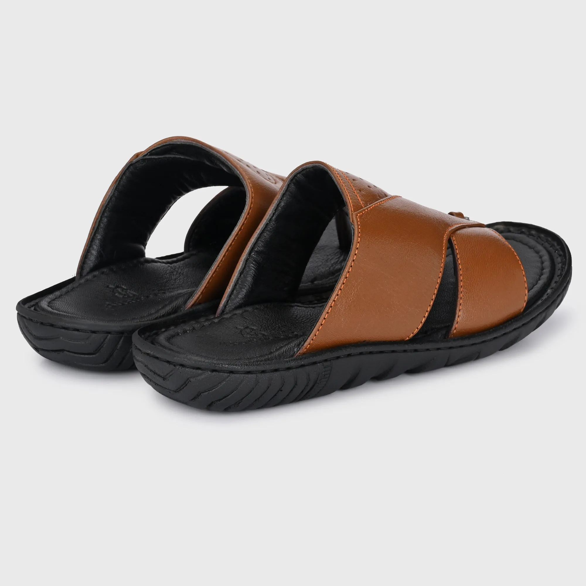 Timeless Elegance: Men’s Leather House Slippers for Men's