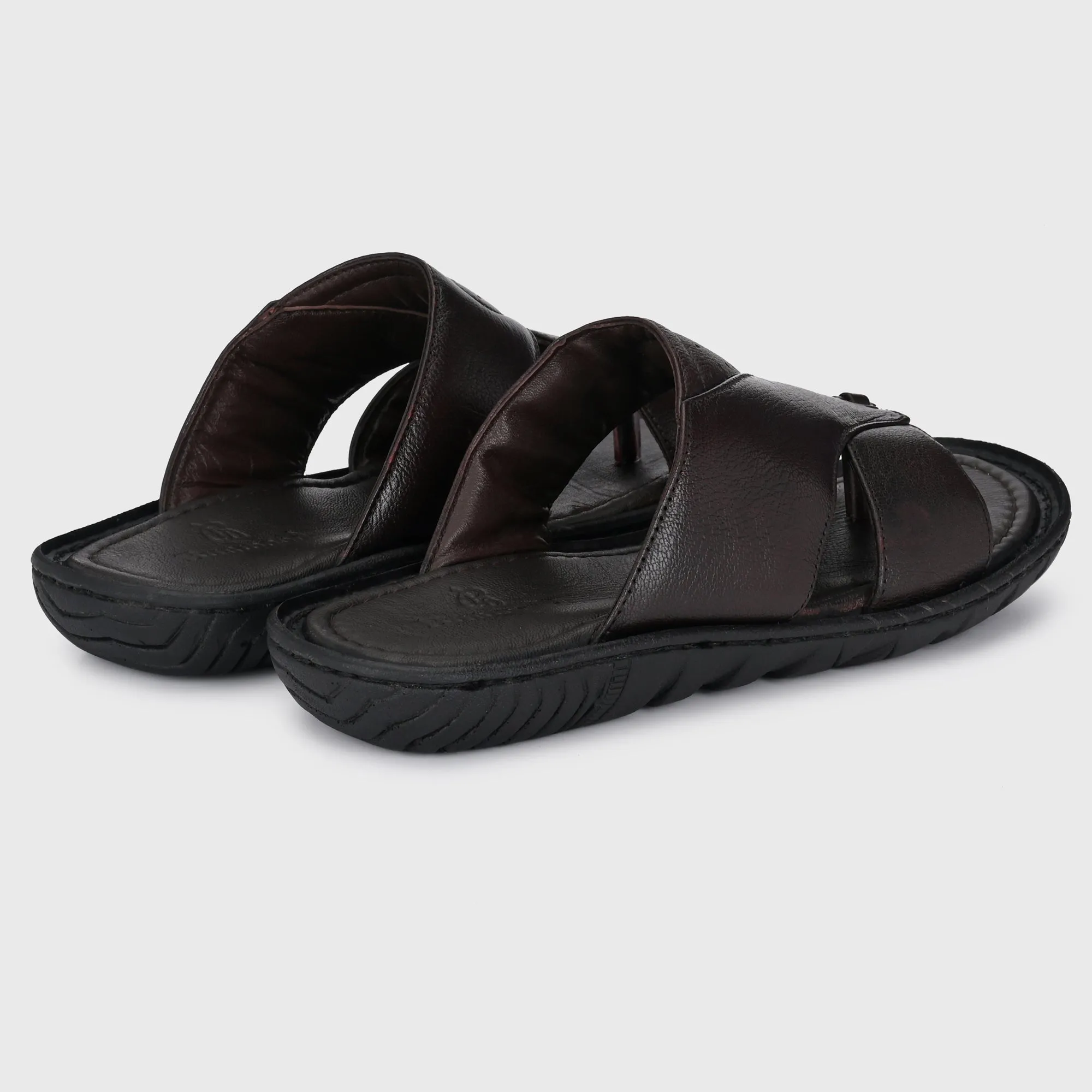 Timeless Elegance: Men’s Leather House Slippers for Men's