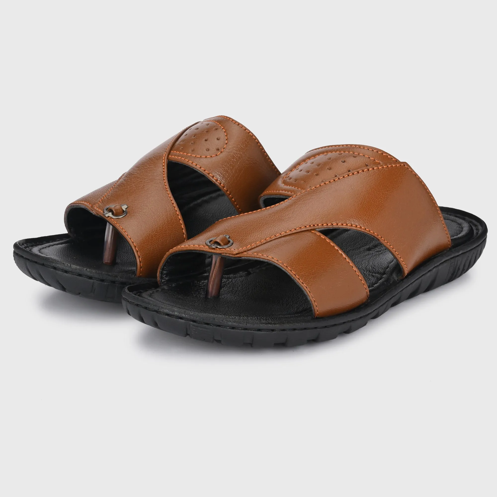 Timeless Elegance: Men’s Leather House Slippers for Men's