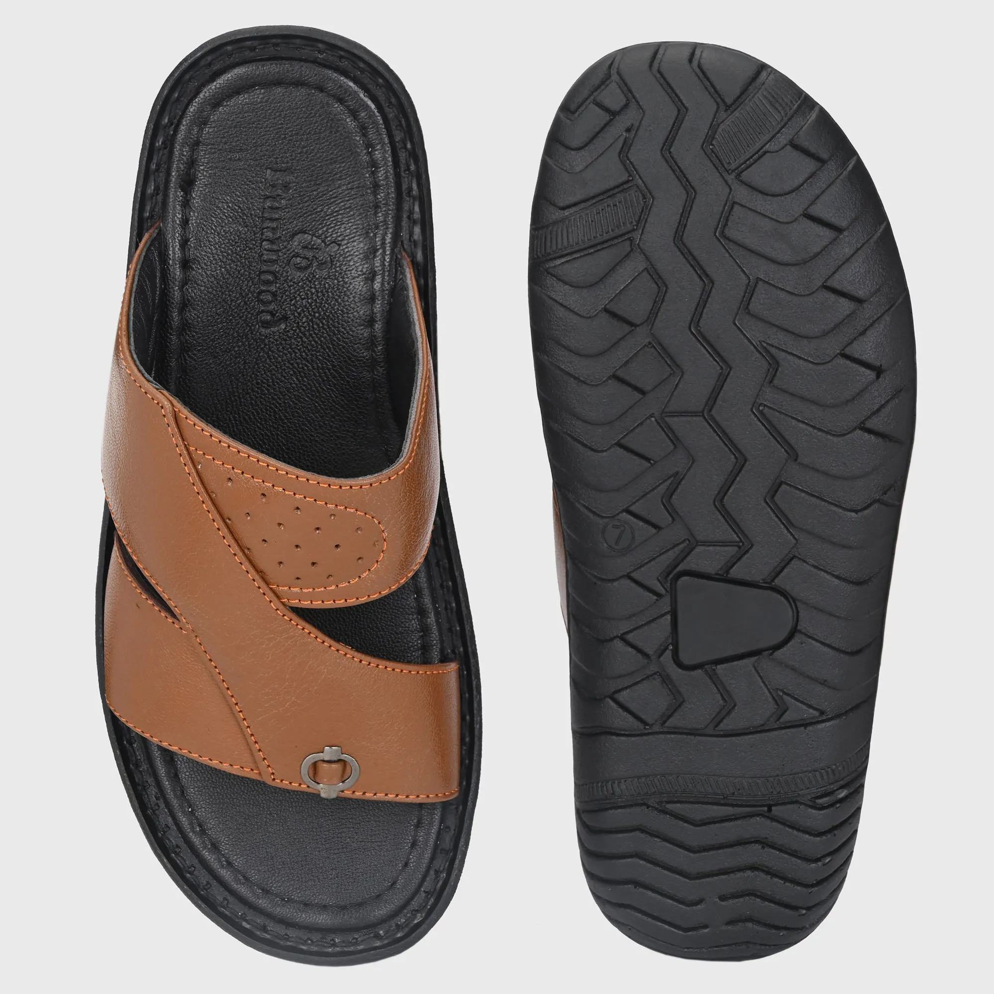 Timeless Elegance: Men’s Leather House Slippers for Men's