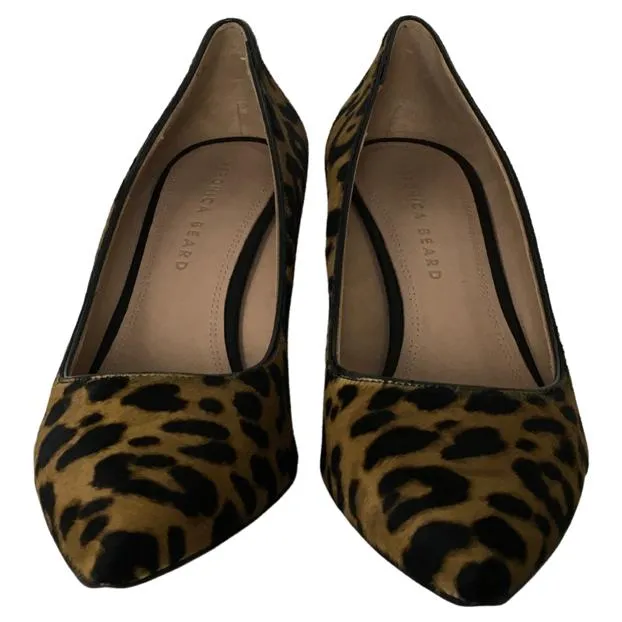 Veronica Beard   "Aurora" Heel Leopardo Print Color Shoes
