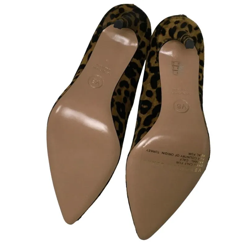 Veronica Beard   "Aurora" Heel Leopardo Print Color Shoes